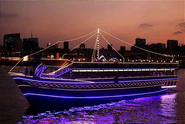 Oberoi dhow cruise creek