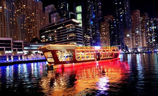 VIP Dhow Cruise Marina Dinner 169 AED PER PERSON