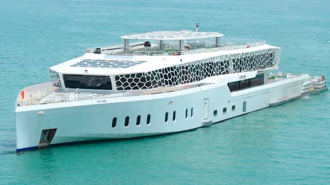 mega yacht lotus marina